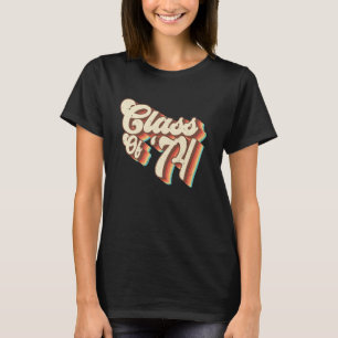 1974 Class Reunion Retro Class Of 74 High School G T-Shirt
