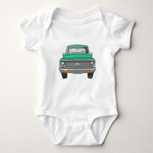 1974 Green Chevy Truck Baby Bodysuit