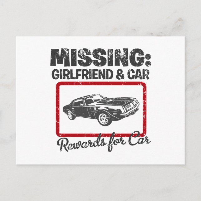 1974 Pontiac Firebird 455 Trans Am Postcard (Front)