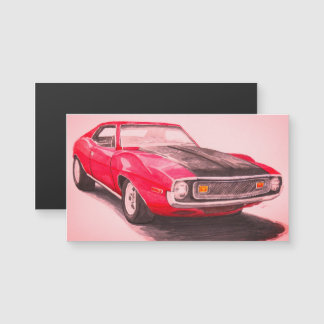 1974 Red Javelin Magnet