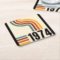 1974 Retro Vintage Poster 50th Birthday