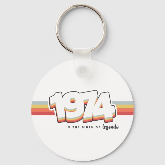 1974 The birth of legends Key Ring (Front)