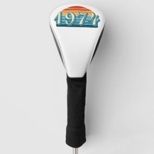 1974 Vintage 52nd Birthday Golf Head Cover Retro