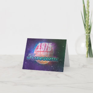 1975 — 50 Years of Awesome "Grunge" Look Card