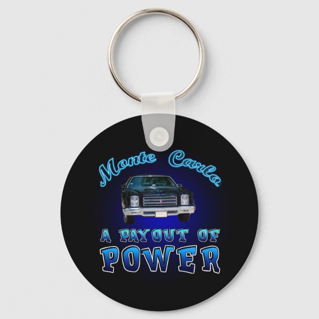 1975 Chevy Monte Carlo. Key Ring (Front)