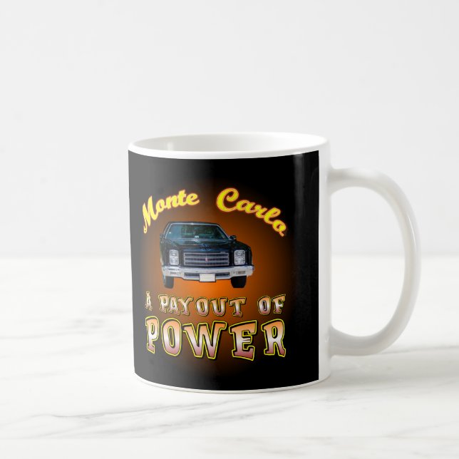 1975 Chevy Monte Carlo Mug. Coffee Mug (Right)