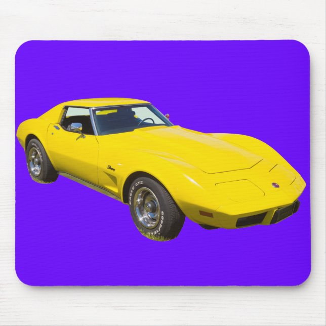 1975 Corvette Stingray Sports Car Mouse Pad (Front)