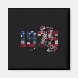1975 Ice Hockey 50th Birthday Magnet