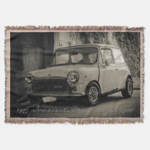 1975 Innocenti Mini Cooper 1300 Throw Blanket