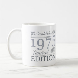 1975 Limited Edition 50th Birthday Coffee Mug