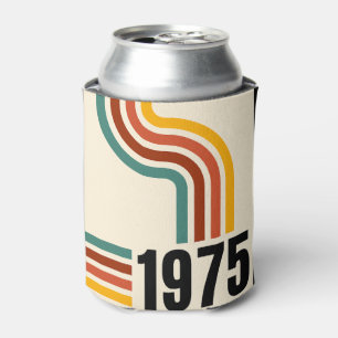 1975 Retro Vintage Poster 50th Birthday Can Cooler