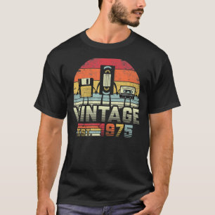 1975 Shirt. Vintage Birthday Gift, Funny Music, Te T-Shirt