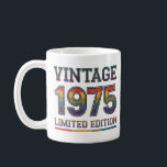 1975 Vintage Coffee Mug<br><div class="desc">50th Birthday vintage coffee mug</div>