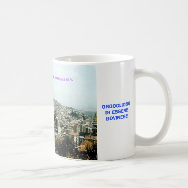 1976 Bovino -  Panorama, BOVINO (FG) Puglia - I... Coffee Mug (Right)