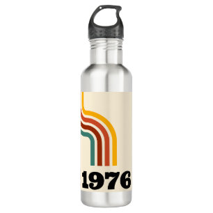 1976 Retro Vintage Poster Birthday or Reunion 710 Ml Water Bottle