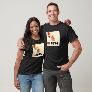 1976 Retro Vintage Poster Birthday or Reunion T-Shirt