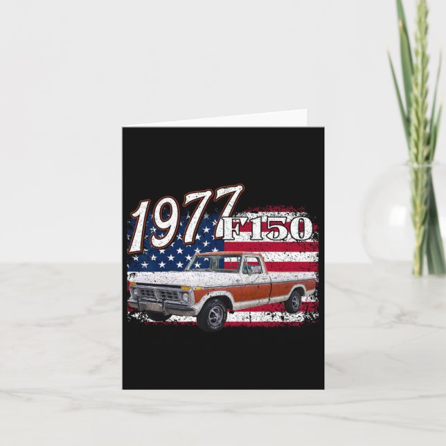 1977 77 F150 4th Of July American  Card (Front)