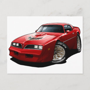 1977-78 Trans Am Red Postcard