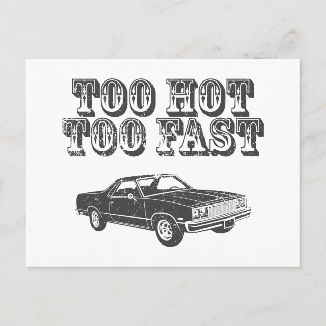 1977 Chevrolet El Camino Postcard (Front)