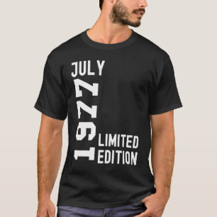 1977 July Happy Birthday Party T-Shirt