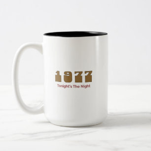 1977 Top Song, Tonight's The Night Two-Tone Coffee Mug