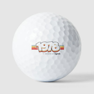 1978 The birth of legends Golf Balls