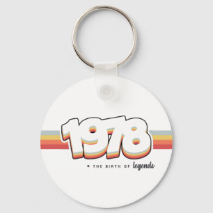 1978 The birth of legends Key Ring