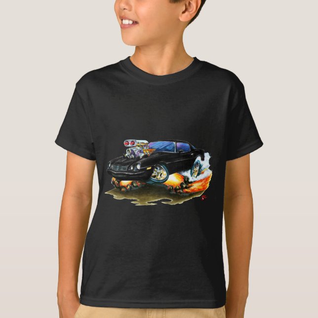 1979-81 Camaro Black Car T-Shirt (Front)