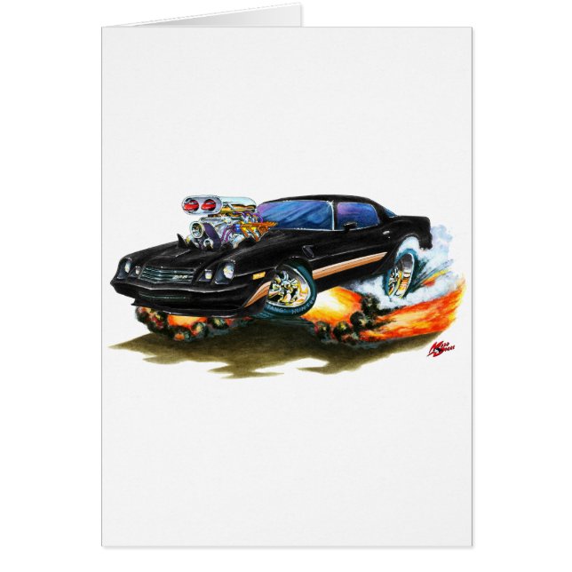 1979-81 Camaro Z28 Black-Gold Car (Front)