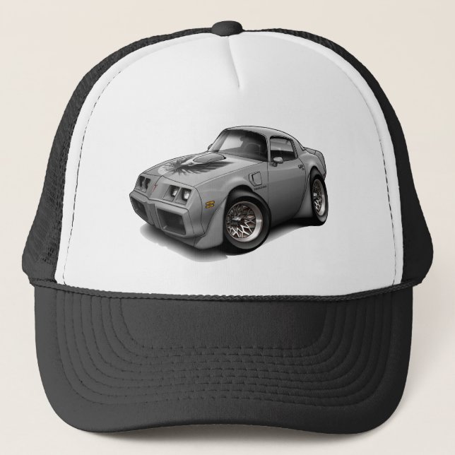 1979-81 Trans Am Grey Car Trucker Hat (Front)