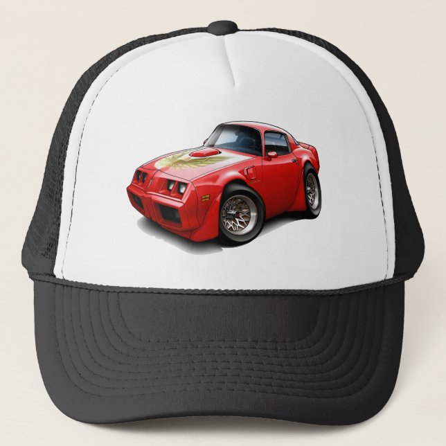 1979-81 Trans Am Red Car Trucker Hat (Front)