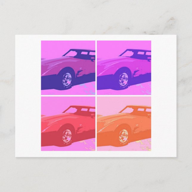 1979 Classic Cars Postcard (Front)