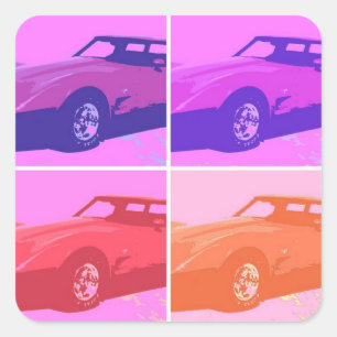 1979 Classic Cars Square Sticker