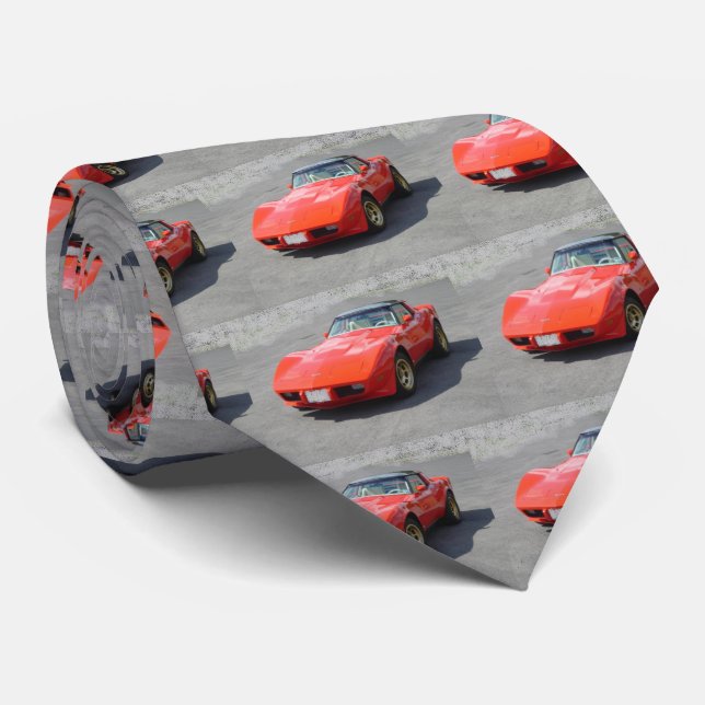 1979 Classic Cars Tie (Rolled)
