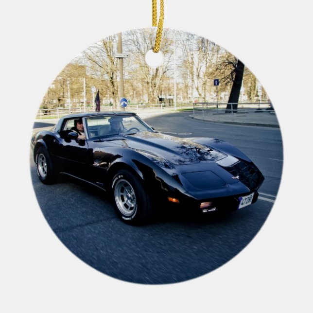 1979 Corvette Classic Sportscar Ceramic Ornament (Front)