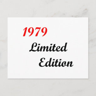1979 Limited Edition Postcard