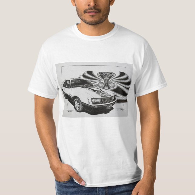 1979 Mustang Cobra automotive muscle car shirt (Front)