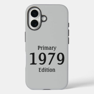 1979 Primary Edition (in black) iPhone 16 Case