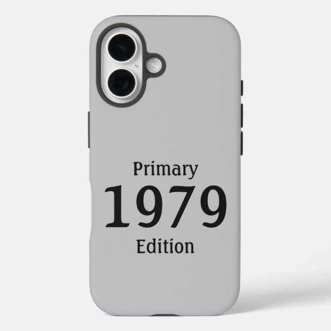 1979 Primary Edition (in black) Case-Mate iPhone Case (Back)