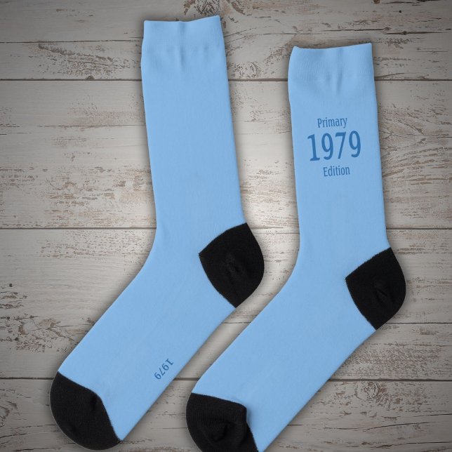 1979 Primary Edition (in ocean blue) Socks (Creator Uploaded)