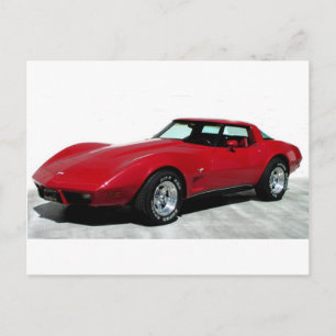 1979 Red Corvette Classic Postcard