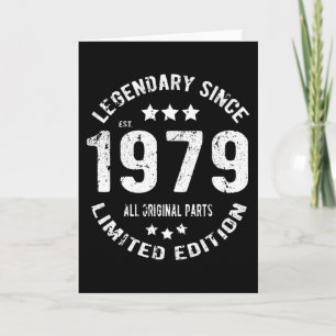 1979 Vintage Birthday Card