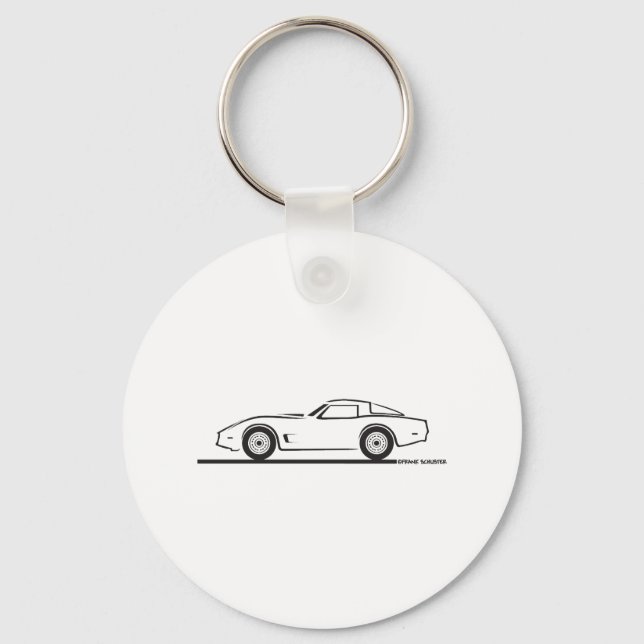 1980-82 Chevrolet Corvette Key Ring (Front)
