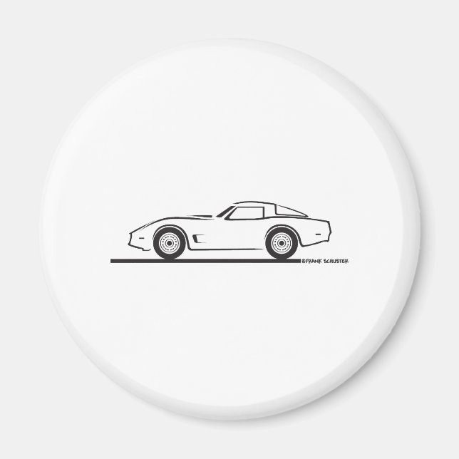 1980-82 Chevrolet Corvette Magnet (Front)