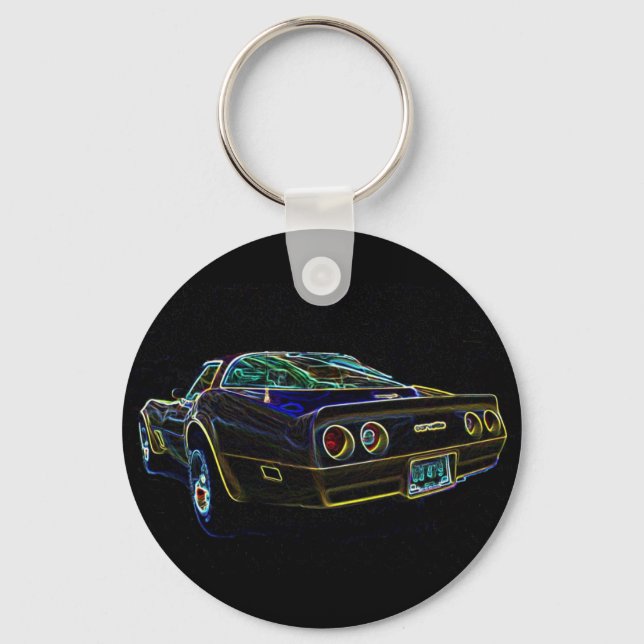 1980 Corvette Key Ring (Front)