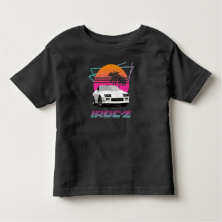 1980_s Retro Wave Chevy Camaro IROC-Z Toddler T-Shirt