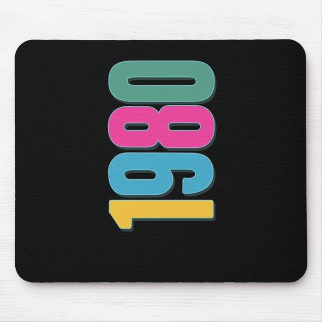 1980 The Best Decade  Mouse Pad (Front)