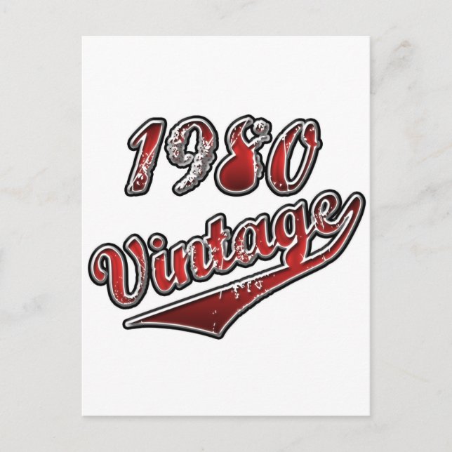 1980 Vintage Postcard (Front)