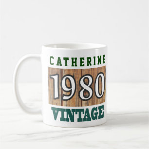 1980 Year of Birth - Birthday Celebration Coffee Mug