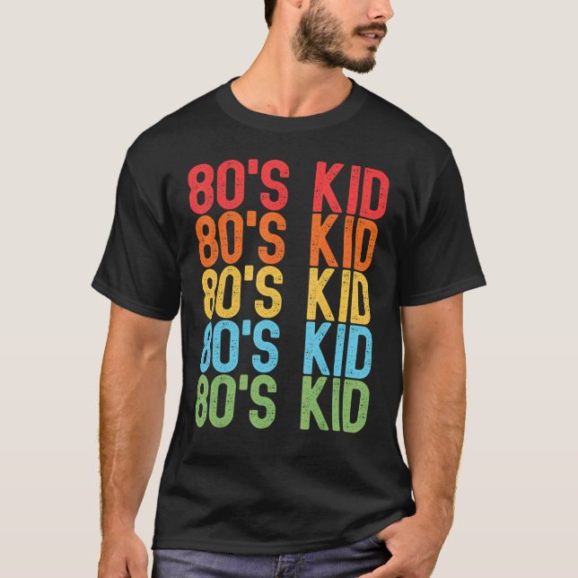 1980's 80's Kid Costume T-Shirt (Front)
